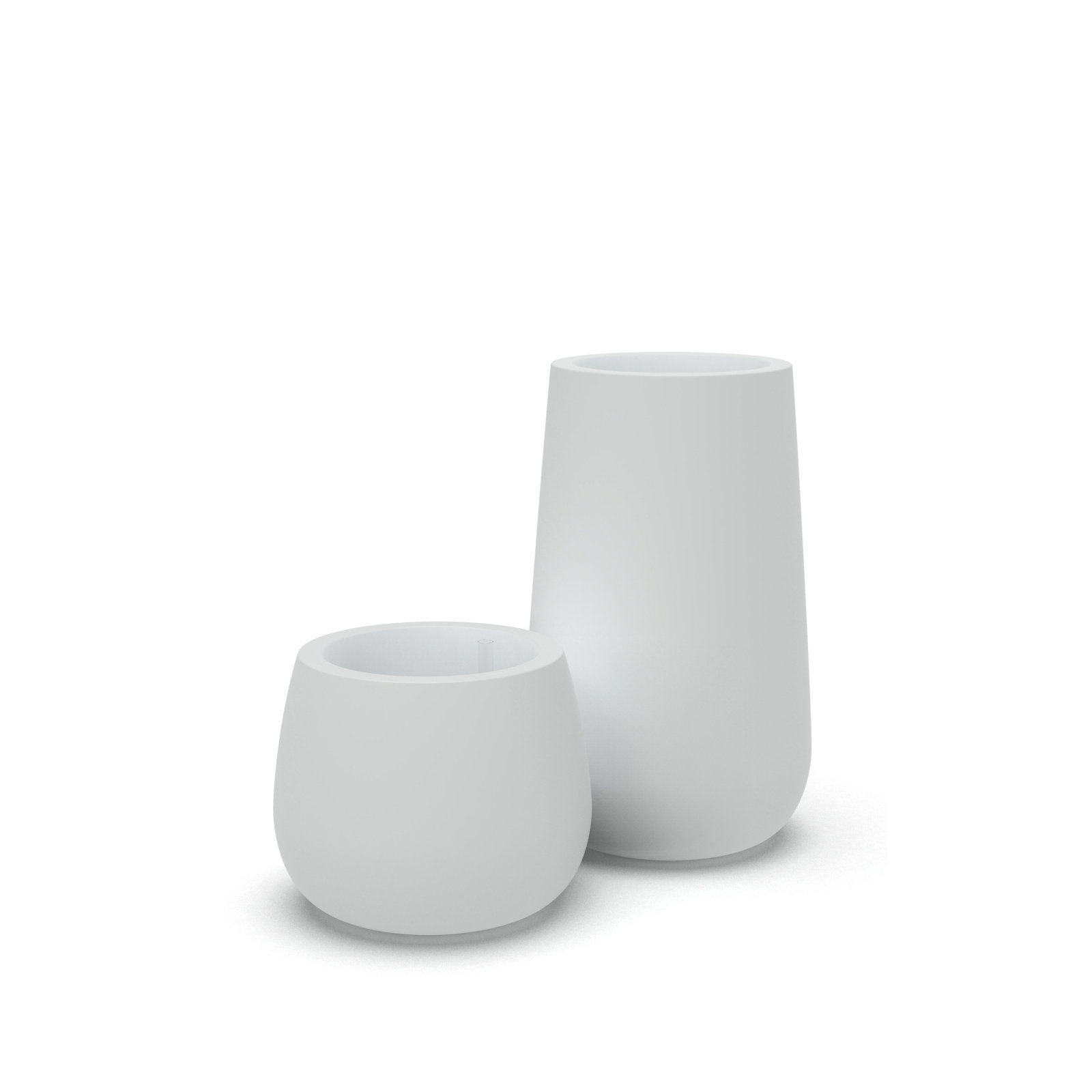Kisha Pot Planter, White