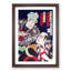 Two Actors by Toyohara Kunichika - Picture Frame Painting Print-55642508-55642507