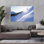 Arbres sur un paysage recouvert de neige, Kitzbuhel, Westiger, Tyrol, Autriche, paysage contemporain abstrait, art naturel