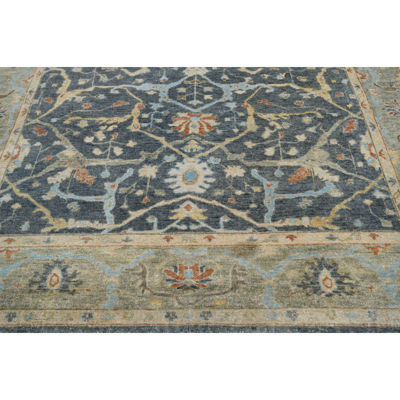 Tapis rectangulaire en laine, Rectangle 4 pi 3 po x 6 pi