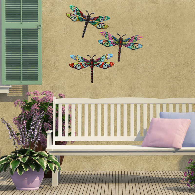 Metal Dragonfly Wall Decor