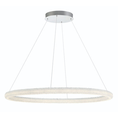 Sassi 1 light Chandelier in Chrome
