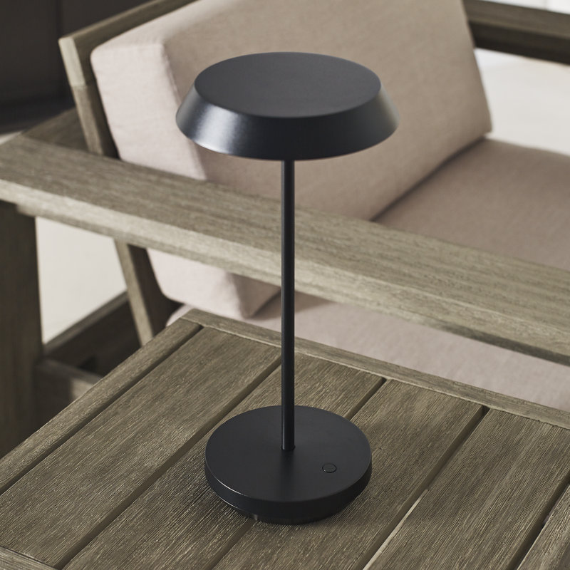 Tepa Accent Rechargeable Table Lamp, Black