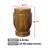Natural Marble Cremation Urn, Brown Stone Finish, Decorative Storage Container