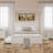 Modern Queen Size Canopy Platform Bed-1259087652