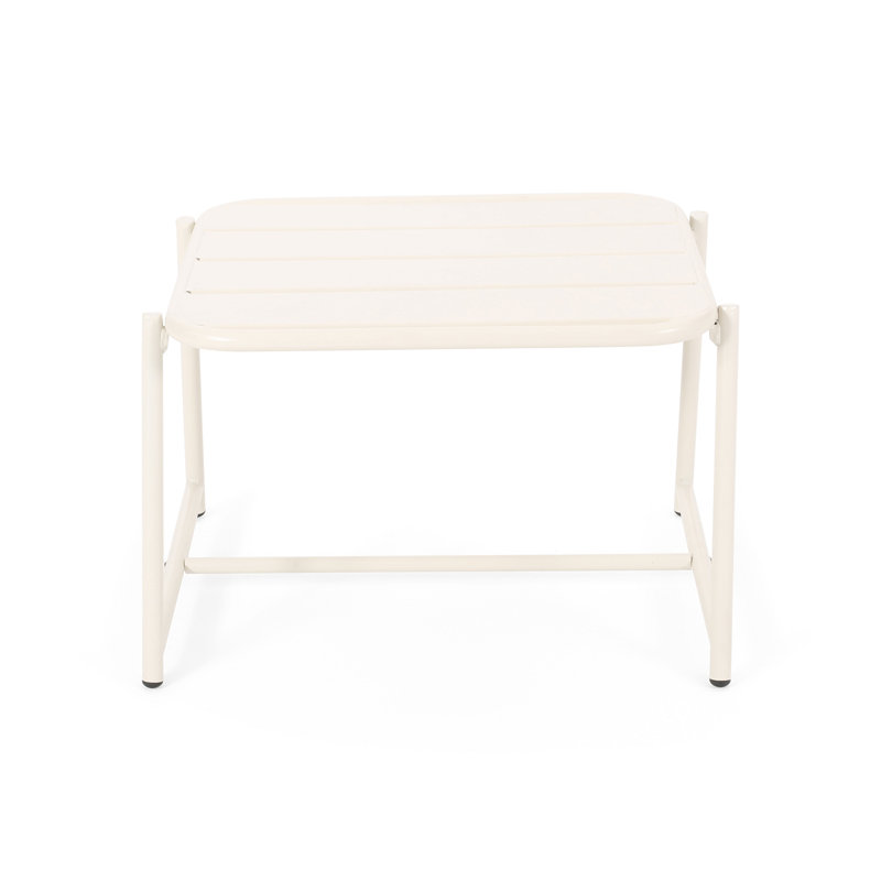 CONRAD SIDE TABLE, Matte White