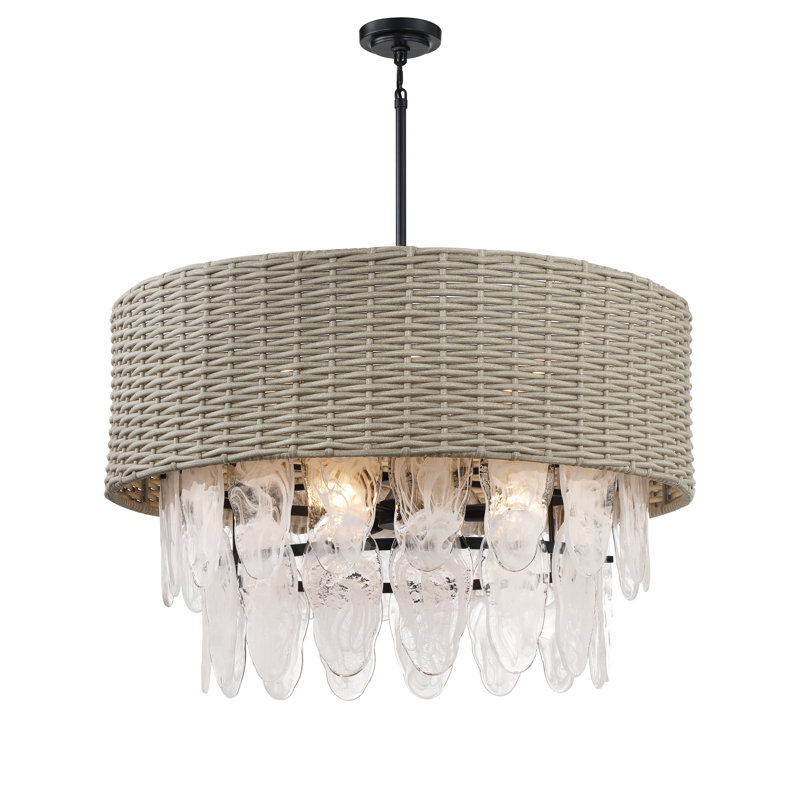 Bayou Breeze Coleeta - 9 Light Pendant In Coal Finish