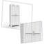 Armoire de rangement haute autoportante moderne avec tablettes réglables et portes arquées-1194379744-1194379742