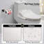 Ensemble d'accessoires de salle de bain 5 pièces, accessoires de salle de bain, fixation murale, acier inoxydable-117306413