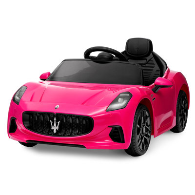 Voiture sous-marine Maserati GranCabrio pour enfants 12 V avec télécommande, phares lumineux et suspension à ressort