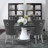 Velvet Upholstered Dining Chairs with Stainless Steel Legs-806054339