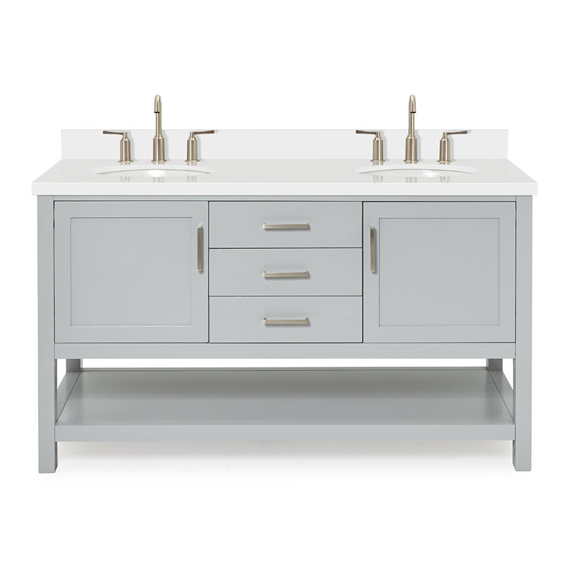 Bayhill Double Vanity, Gray