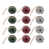 Argent / rouge / vert