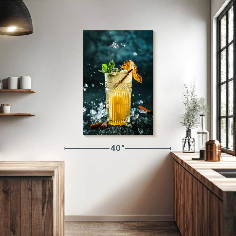 Yarlin, cocktail d'ananas, H 39 po x l 26 po