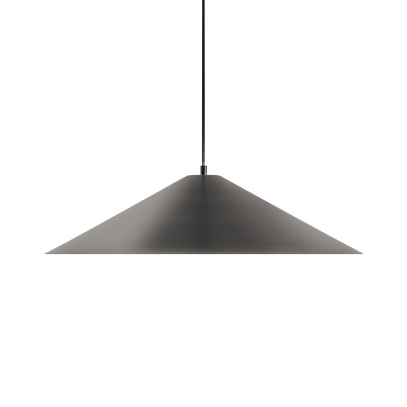 1 - Light Matte Black Cylinder Pendant