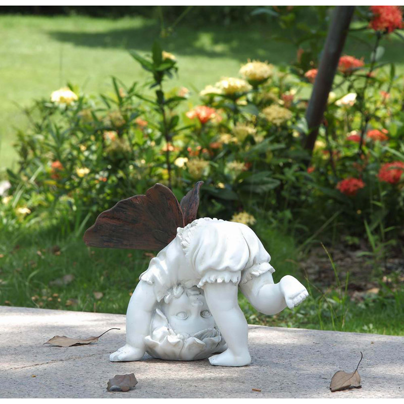 Statue fée de bébé culbuteur