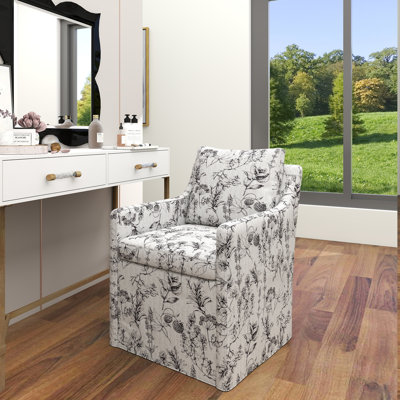 Linen Upholstered Armchair