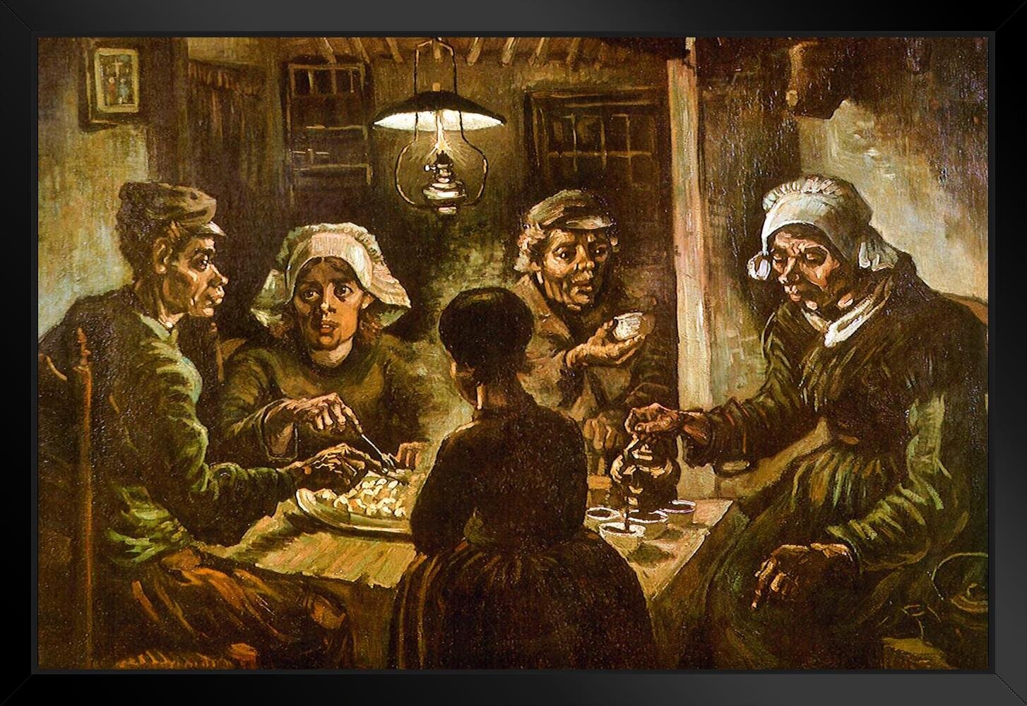 potato eaters painting van gogh