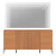 Armoire d'appoint moderne avec crédence en roseau Laverda-2103448111