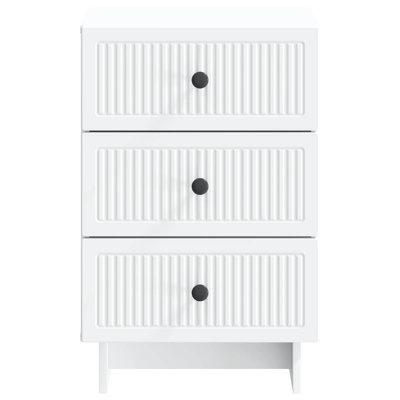 43cm W Engineered Wood Bedside Table