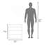 Pharmacie, 2 portes, 4 tablettes
