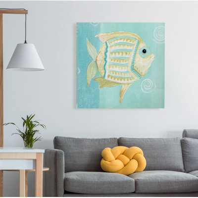 « fantaisiste sea i », peinture sur toile tendue