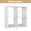 Seyram 27.56cm H Cube Bookcase-1218245613