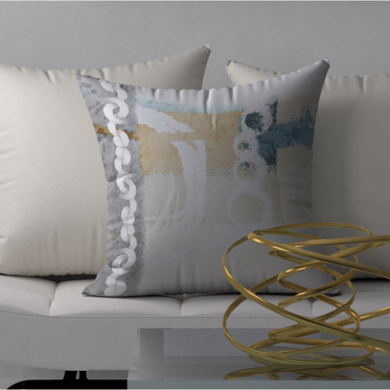 Housse de coussin carrée/insert, 18" x 18"