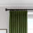 London Linen Solid Room Darkening Pinch Pleat Single Curtain Panel-53126511-53126518