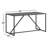 Strut Walnut Metal Base Dining Table-94947733-94947735-94947736