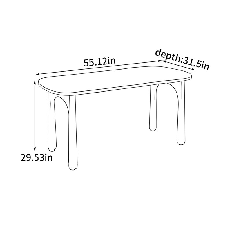 Torassa, 29.53"H x 55.12"L x 31.5"W