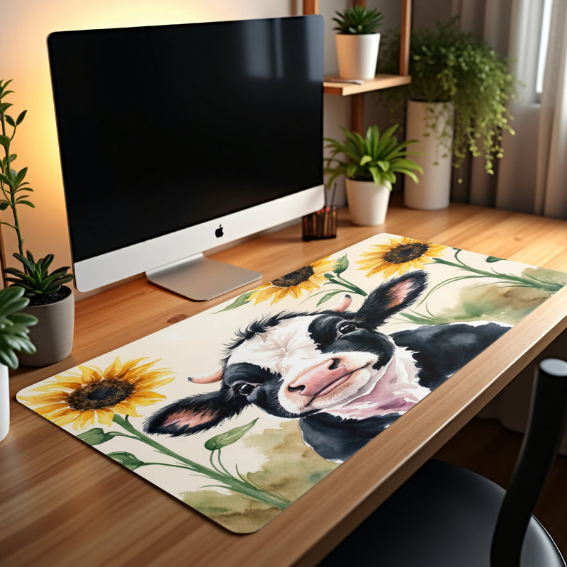 Polyester Desk Pad, 14.4x12.1