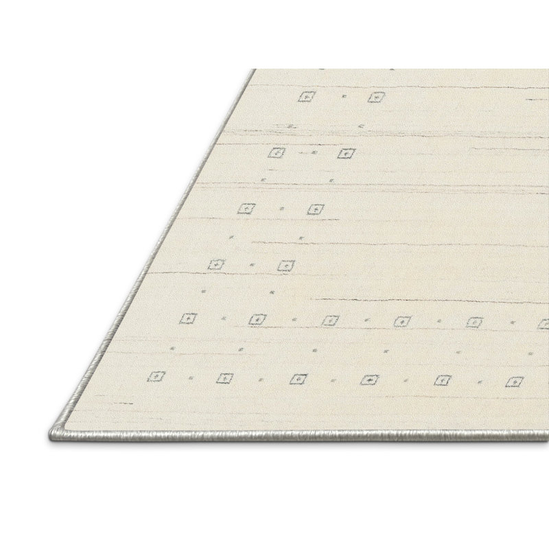 Tapis abstrait beige, Rectangle 5 pi x 7 pi