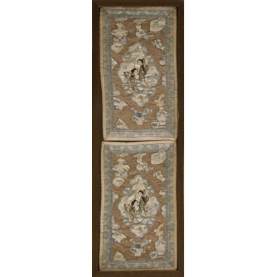 Tapis blanc antique en laine, beige, ivoire et crème