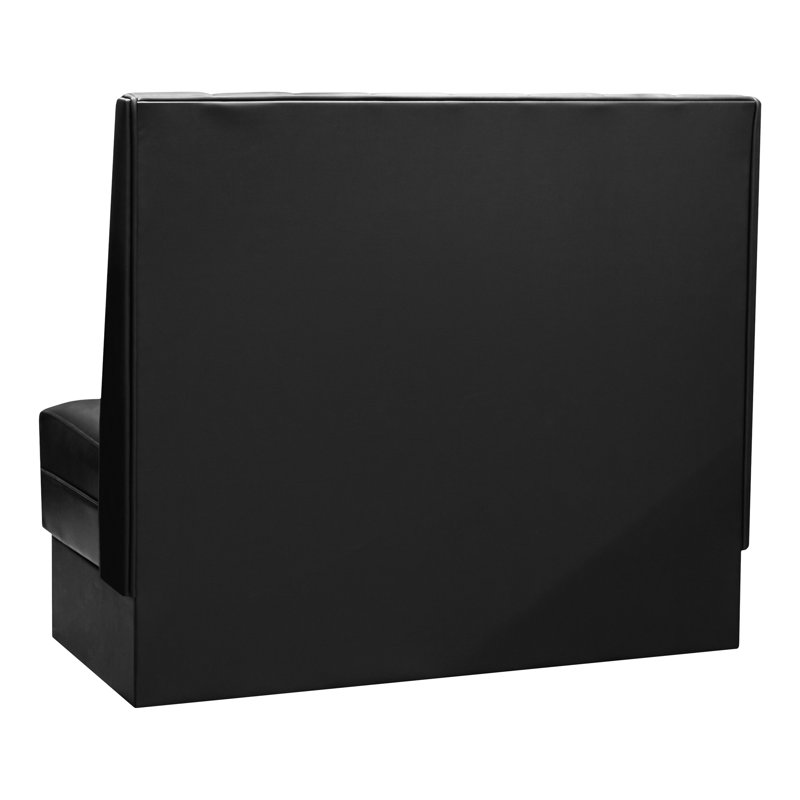 Banquette murale pour 2 personnes, Noir