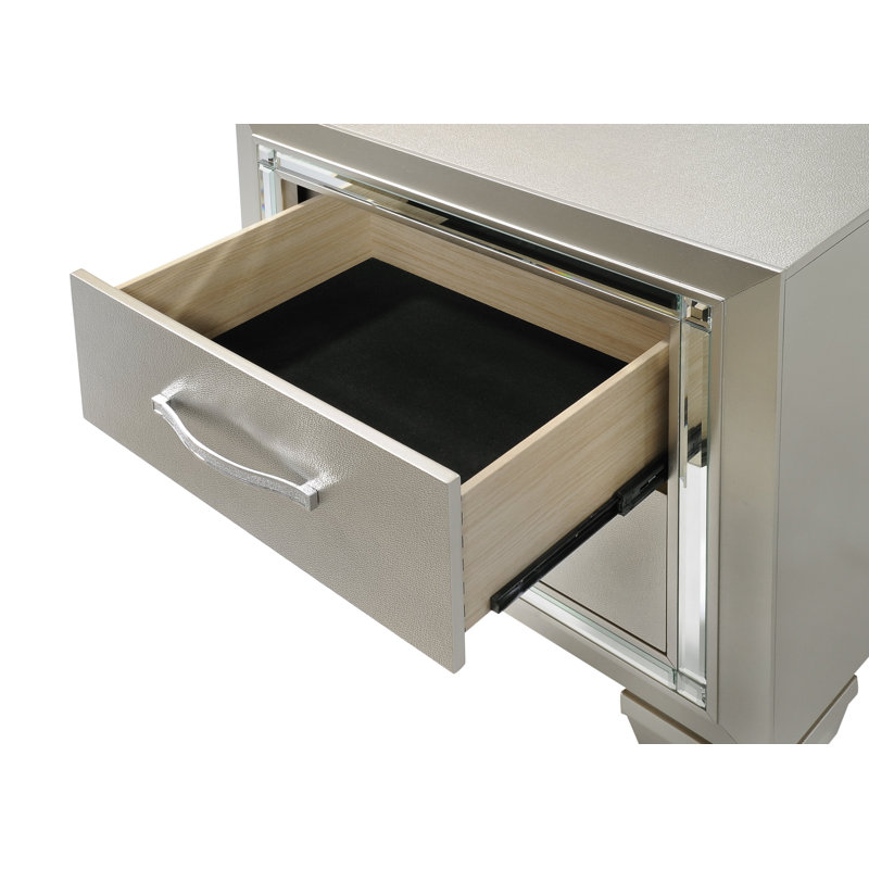 Table de chevet 2 tiroirs Toth
