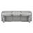 Saxon Gray Power Recline Sofa