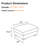 37" Wide Corduroy Living Room Upholstered Ottoman-97791724