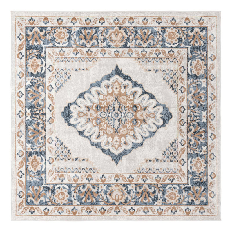 Oriental Indoor Rug, Square 6'