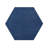 Modern Plush Pet and Kids Friendly Solid Color Royal Blue Area Rugs, Stain & Fade Resistance, Perfect for Living Room, Dining Room, Bedroom, Playroom and Kidsroom, Event, Wedding, Amberrae Binded Rug-1122957867