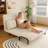 46" Wide Folding Sofa Bed 5-In-1 Convertible Chair For Two - 5-Position Adjustable Backrest With Pillow, Space-Saving Sleeper For Living Room, Bedroom & Office (71.6"W X 46"D)