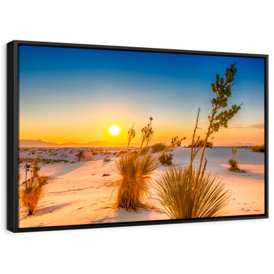 Impression sur toile White Sands Sunset