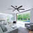 72" 6-Speed Reversible DC Motor Ceiling Fan with Dimmable LED Lights and Remote Control-1958193623