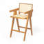 Tabouret de bar avec siège canne-1791527612