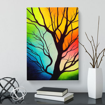 Tree Abstract in Colour Vol.5 - Wrapped Canvas
