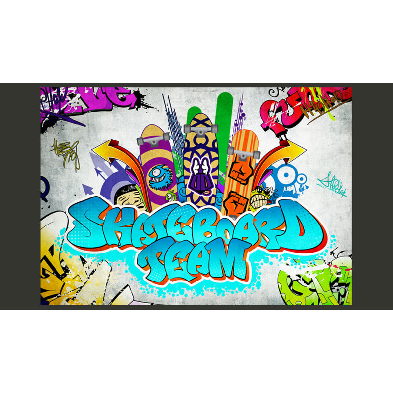 Skateboard Team 2.45m x 350cm Wallpaper