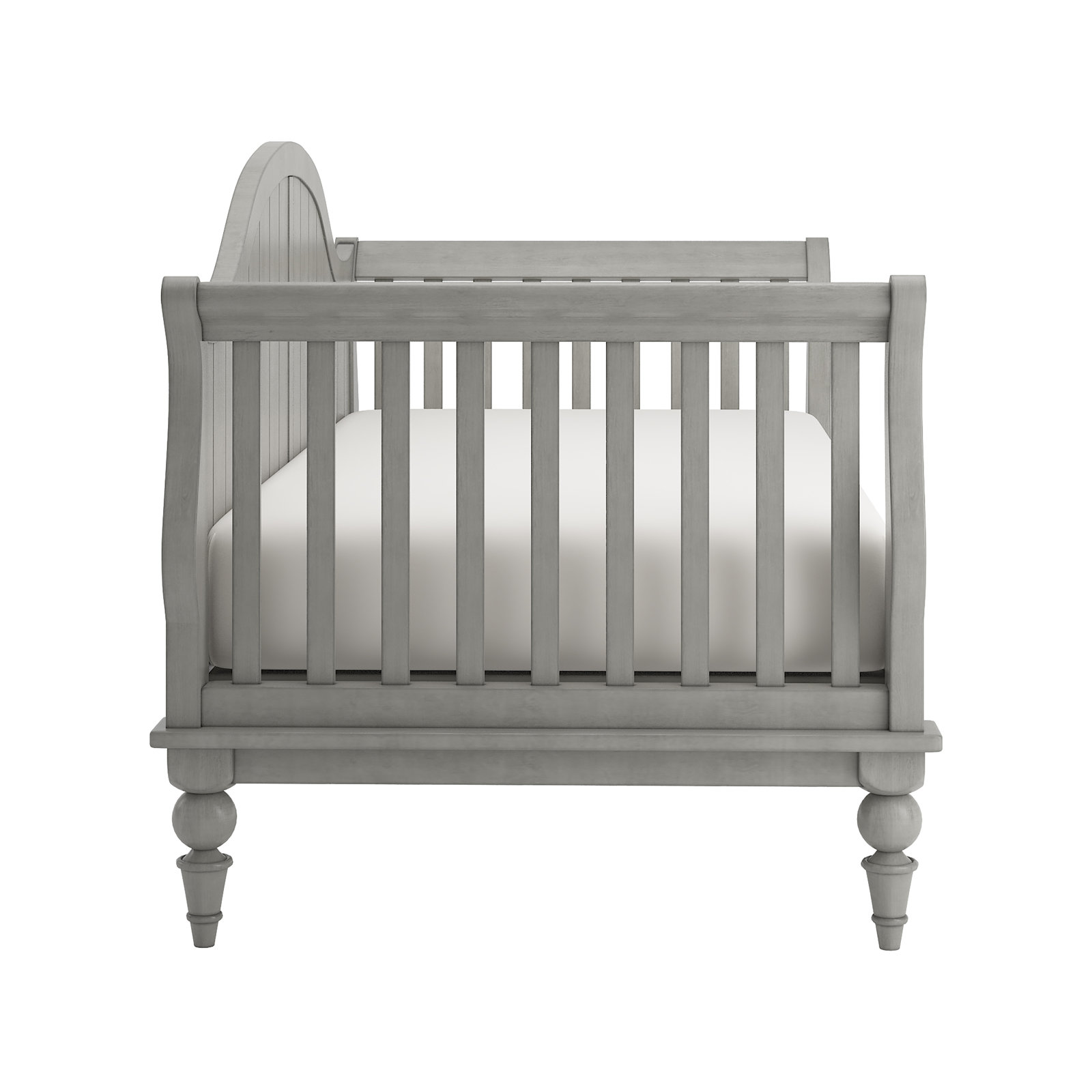 Delaria Open Side Daybed - Twin, Antique Gray