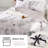 Lunaria 100% Long-Staple Cotton Duvet Cover Set Light Pink Elegant Floral Pattern Printed Comforter Cover 3pcs, Ultra Soft & Breathable Bedding Set-996422086