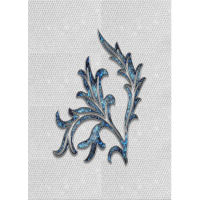 Bleu Tapis décoratif hypes