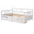 Seelyville Daybed with Storage Drawers, Day Bed Sofa Bed with Wooden Slats Suppor for Bedroom-288414581-288414582